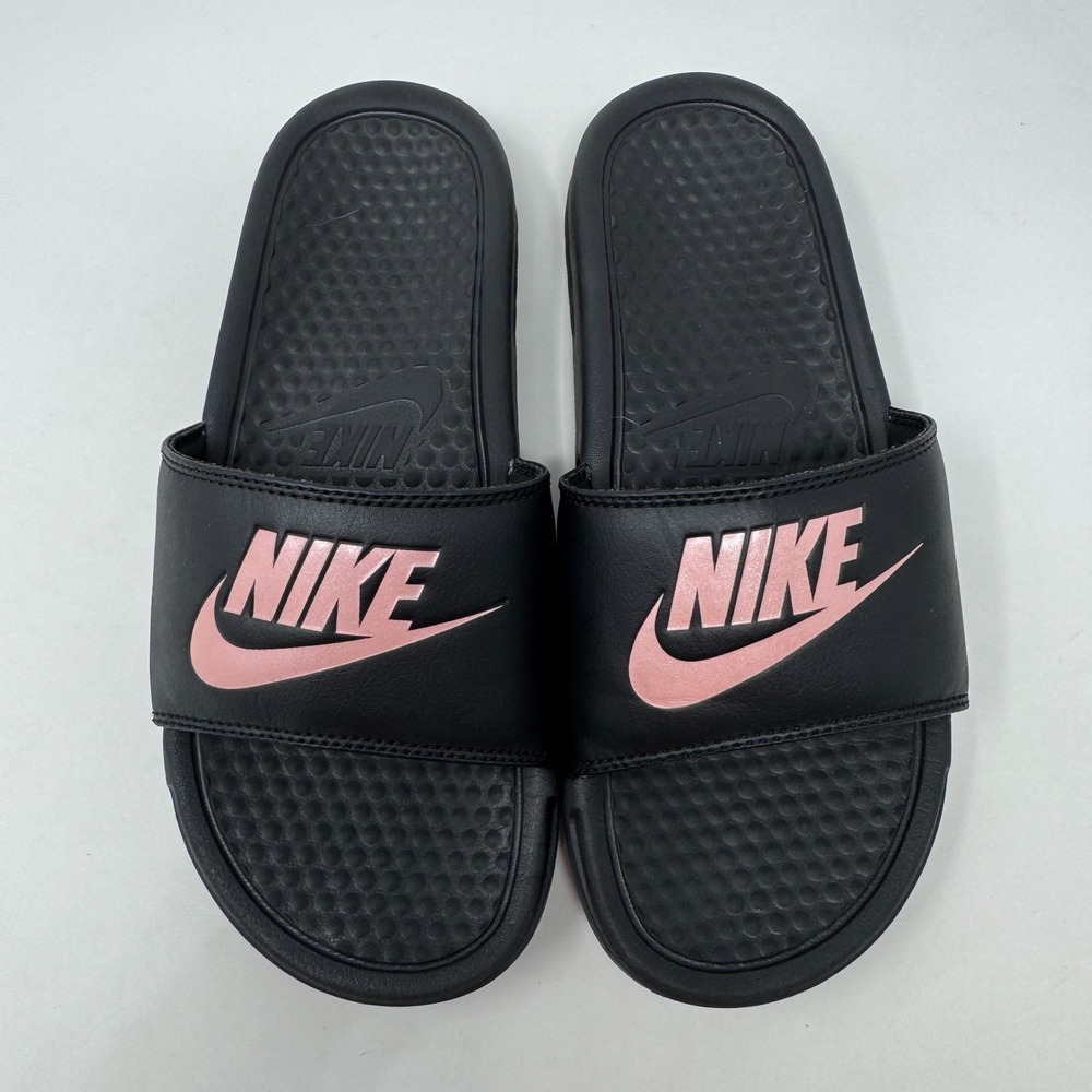 Nike Benassi JDI Slides Sandals Slippers 343881-007 Slip On Women's Size 7